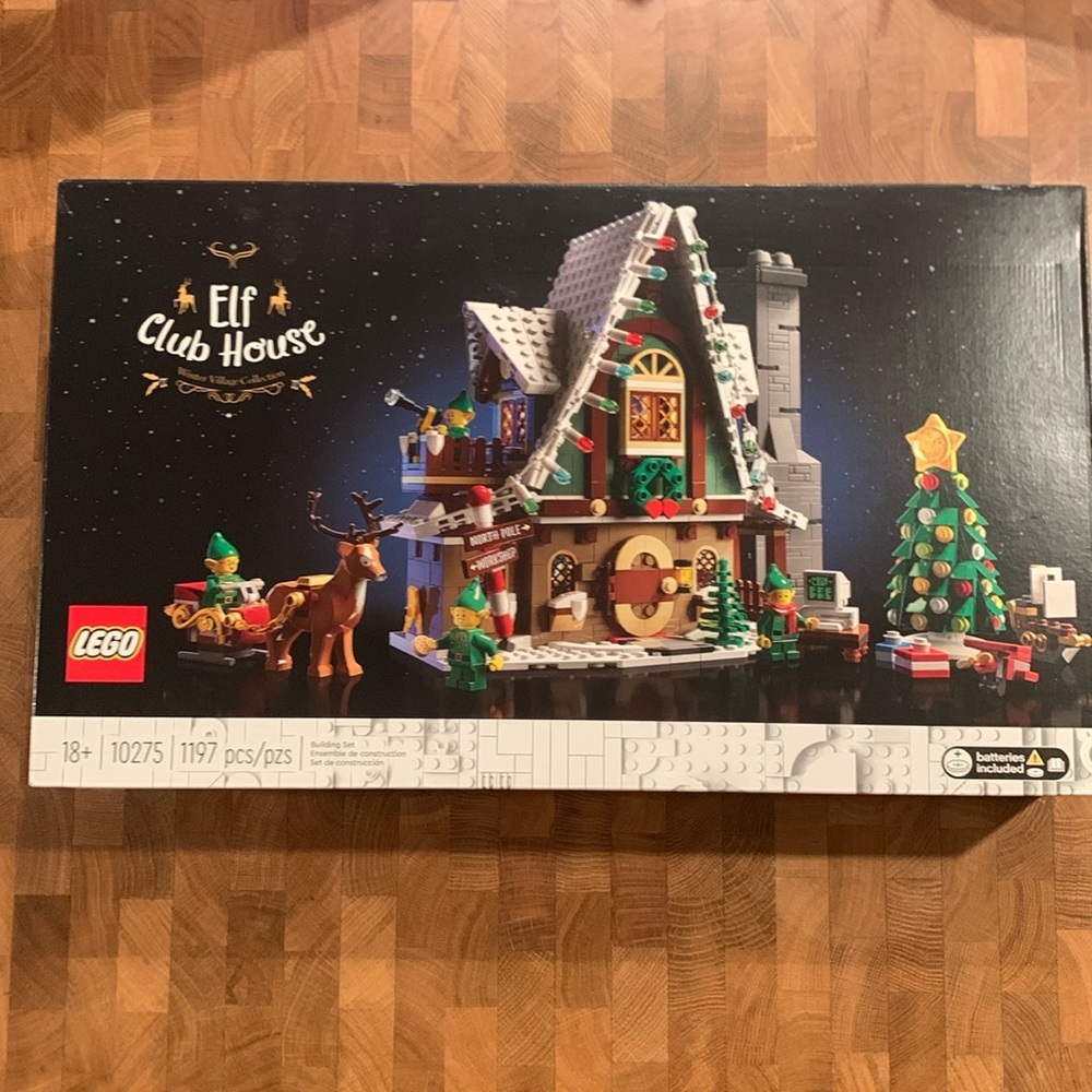 LEGO 10275 Elf Club House Winter Village Collection New and Sealed Chris…